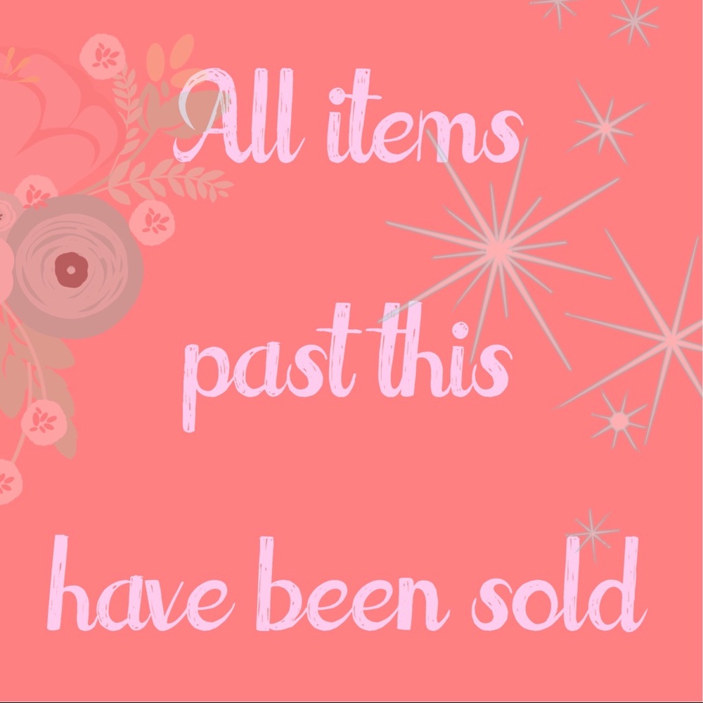 Thank you ALL for your purchases! 💕💕